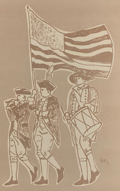 Fife and Drum drawing