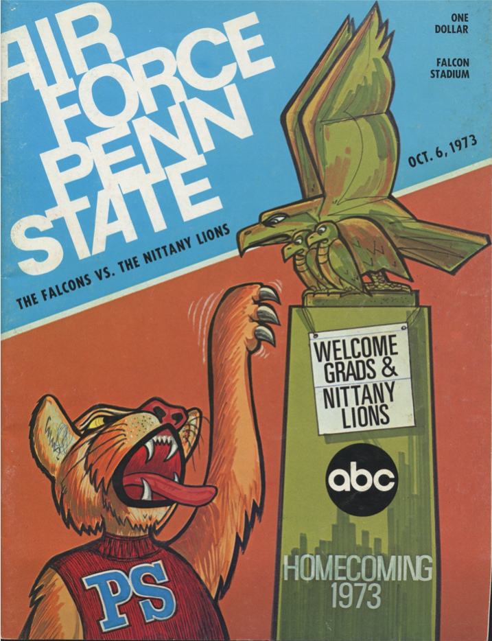 AFA vs Penn State Football Program Cover